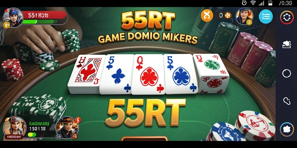 Tampilan gameplay seru dan interaktif dalam 55RT.