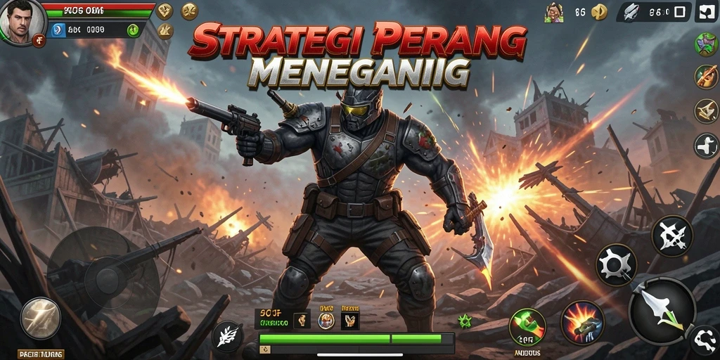 Tampilan gameplay menegangkan dari 6CF yang penuh strategi.