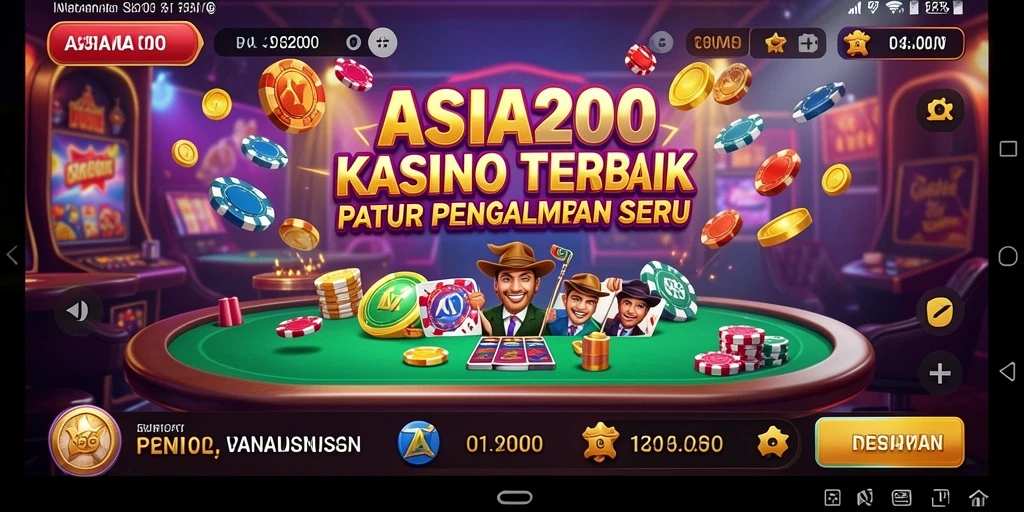 Tampilan gameplay menarik dan imersif dalam ASIA200.