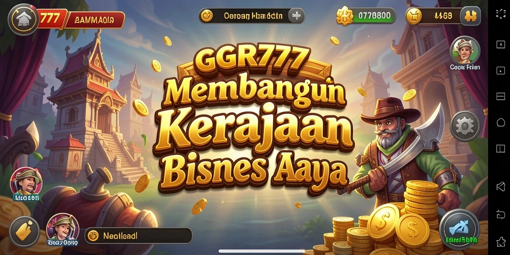 Screenshot menunjukkan gameplay menakjubkan GGR777 dengan elemen Tycoon.