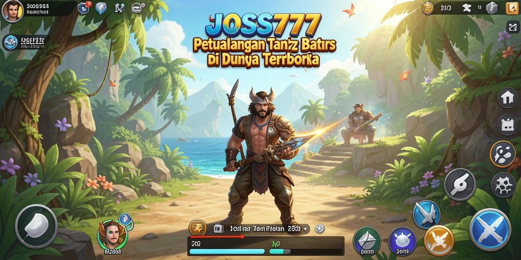 Screenshot gameplay JOSS777 memperlihatkan pemandangan dunia terbuka yang luas.
