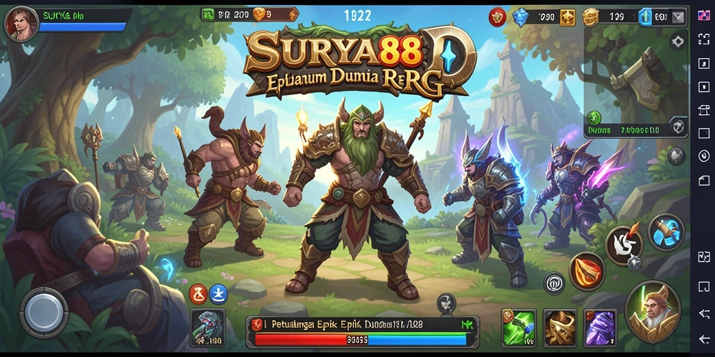 Tampilan menarik dari permainan RPG SURYA88 yang penuh aksi.
